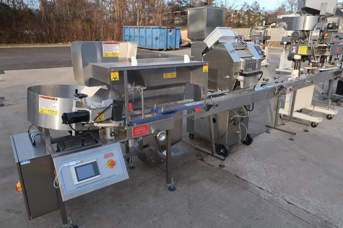 Used Complete Tablet/Capsule Bottling lines, up to 60 Bottles Per Minute