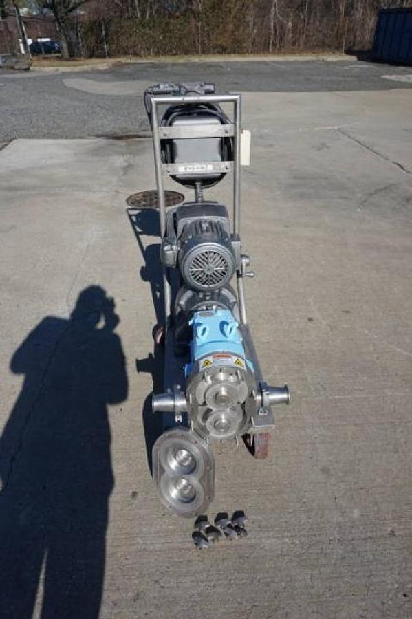 Used Waukesha Size 60 Stainless Steel Positive Displacement Pump, Variable Speed, Explosion Proof