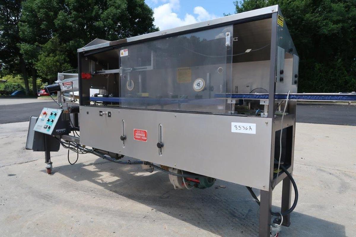 Used Kaps-All AU-6C Plastic Bottle Unscrambler, 300 per minute