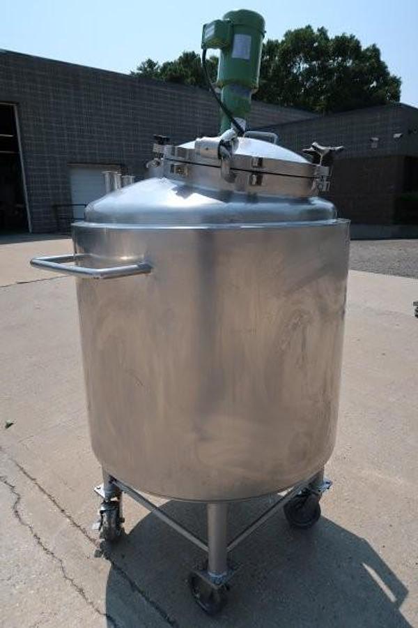 Used Lee 500 Liter Stainless Steel Vacuum Reactor