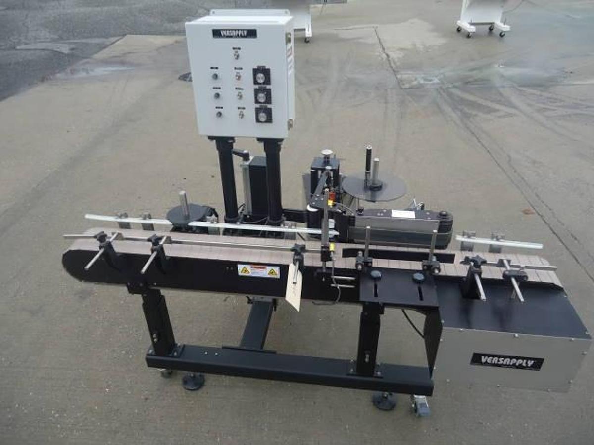 Used Versapply 9120  Pressure Sensitive Spot/Wraparound Labeler