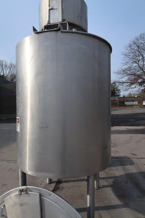 Used 500 Gallon Lee Type 316 SS Double Motion Kettle/Tank, 100 PSI Jacket