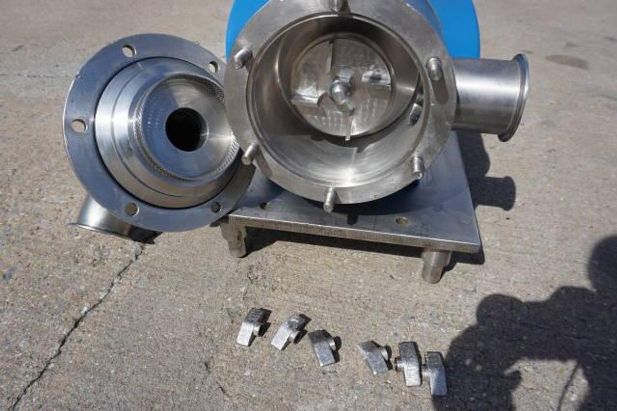 Used Silverson 7.5 HP Stainless Steel Inline High Shear  Mixer, 3 Inch Ports