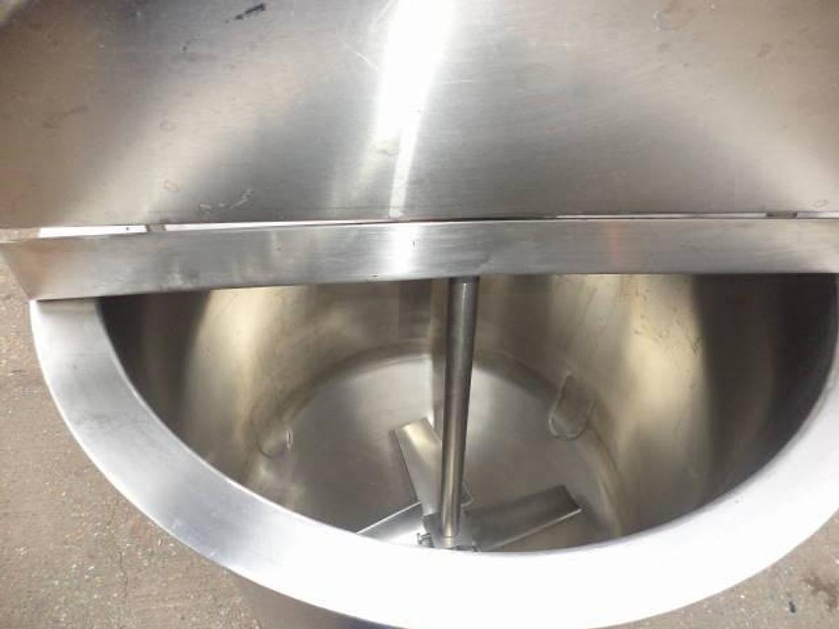Used 30 Gallon Norfab Stainles Steel Mix Tank With Agitator
