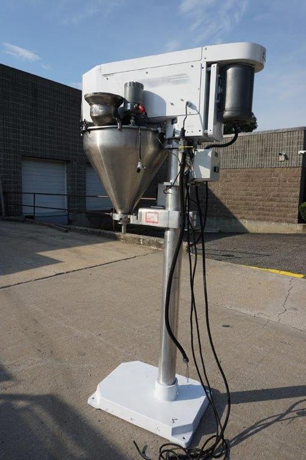 Used All Fill Single Auger Powder Filler, Foot Switch Actuated with Controllers