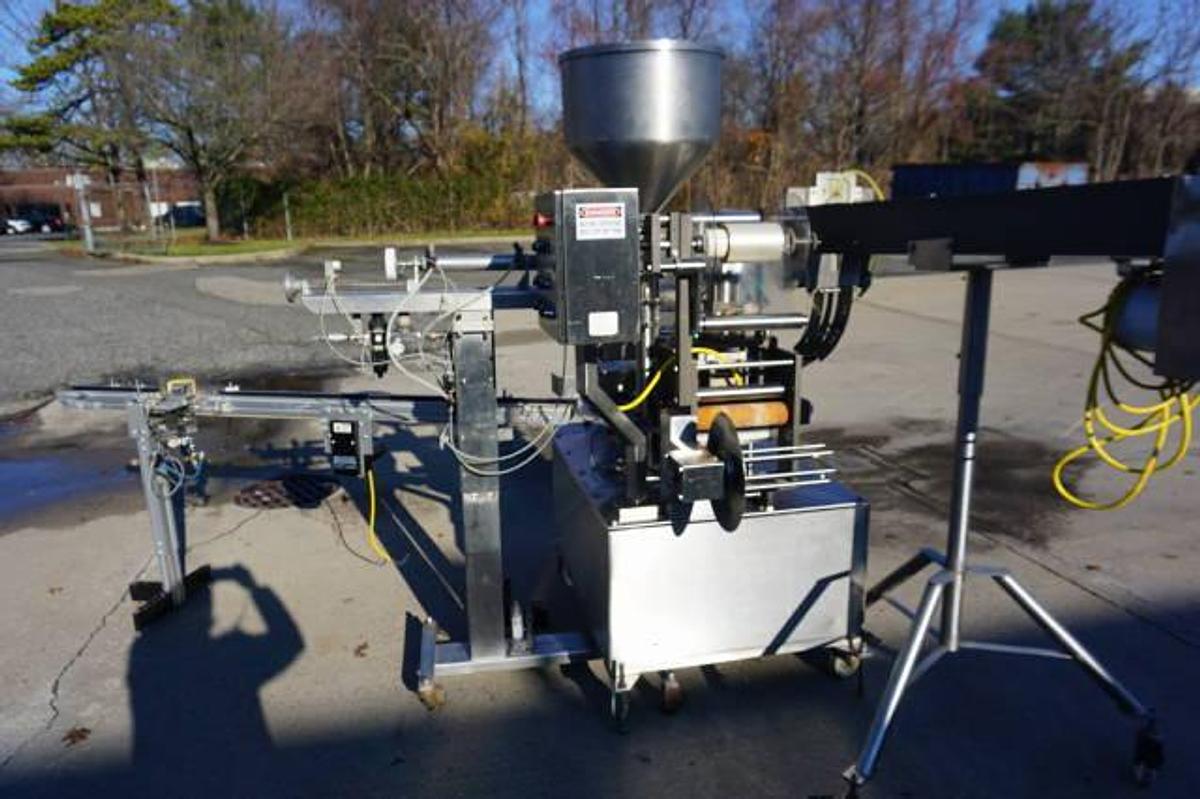 Used Autoprod RO-A7 HS Rotary Fill/Seal/Cap System, 40 Per Minute