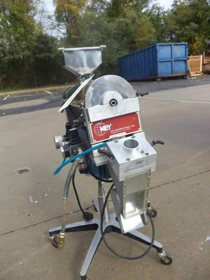 Used Key Industries CP150 capsule polisher, portable