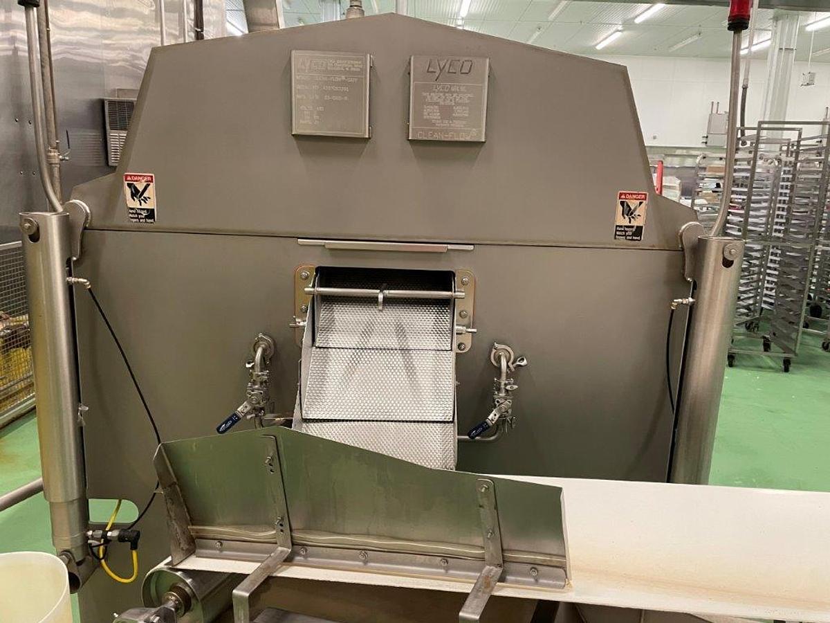 Used Lyco Clean-Flow Stainless Steel Blancher