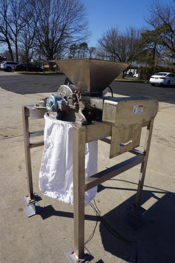 Used Mikro 1SH Stainless Hammermill/Pulverizer, Stirrup Hammers, XP Motor