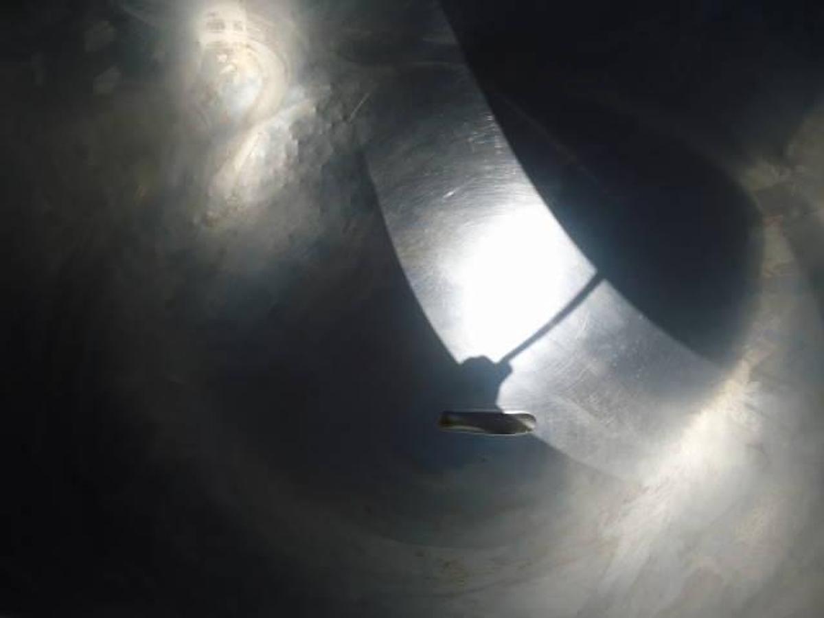 Used 80 Gallon Groen Stainless Steel Jacketed Hemispherical Kettle-