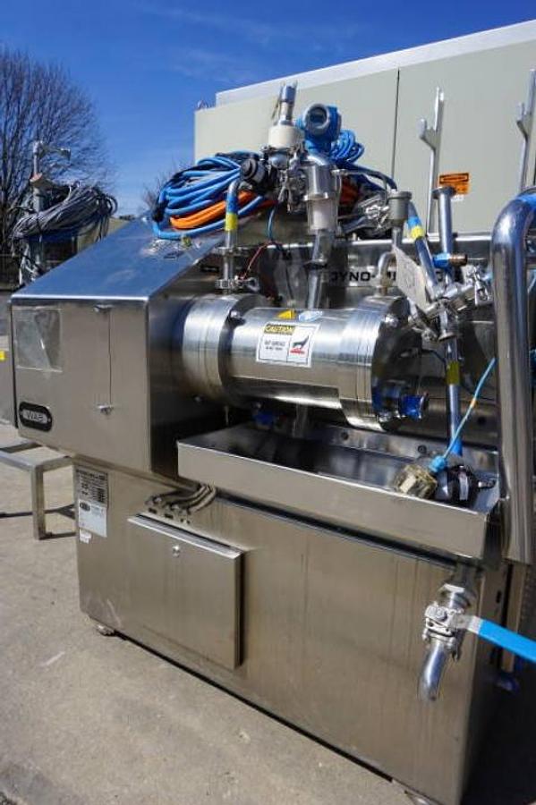 Used Willy Bachofen (WAB) Horizontal Dyno-Mill KD6 Stainless Steel Media Mill