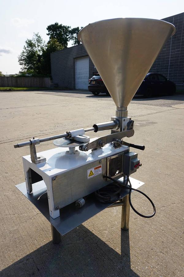 Used Simplex Single Piston Tabletop Filler, Single Phase Electrics