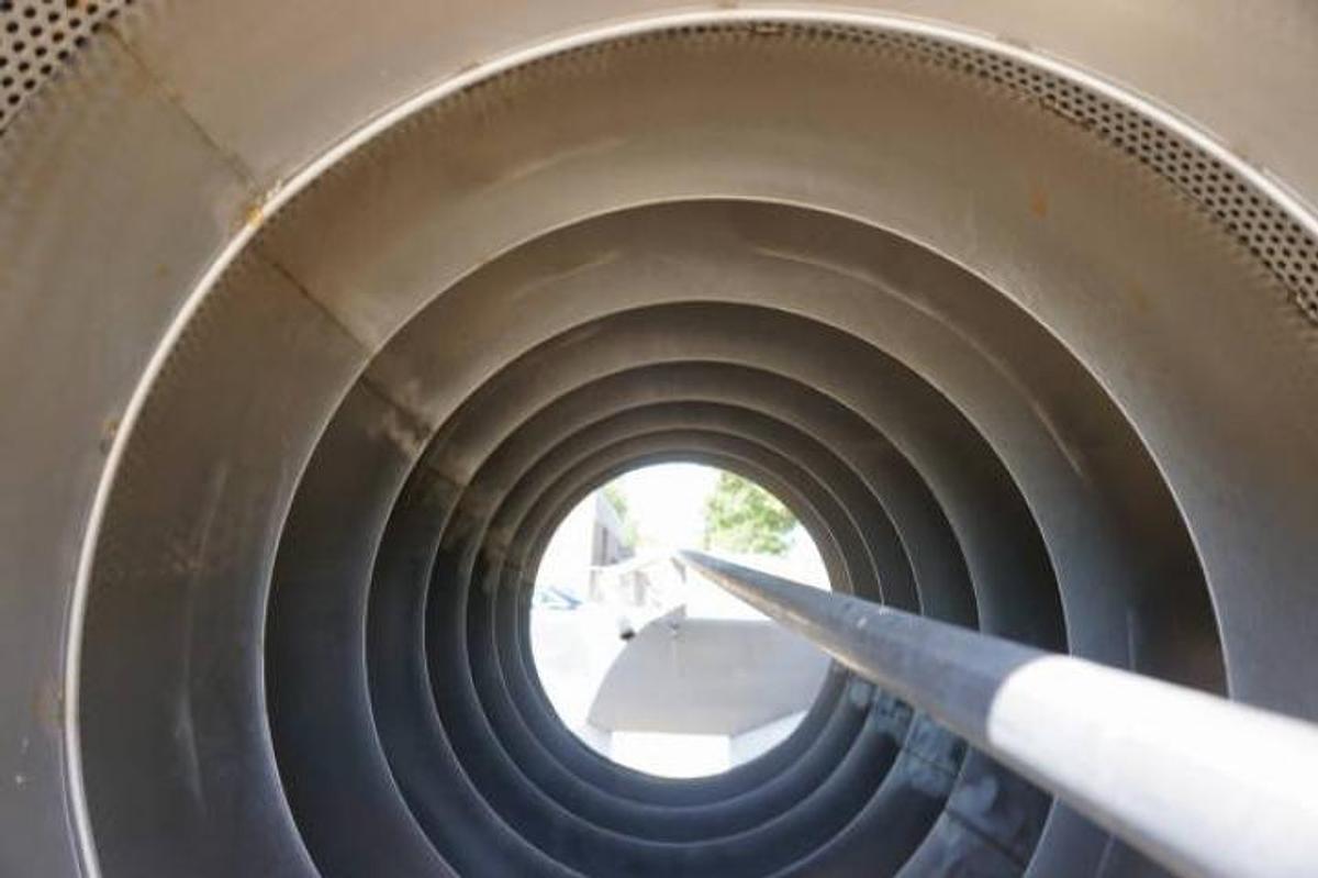 Used A.K. Robbins Stainless Steel Rotary Reel Washer