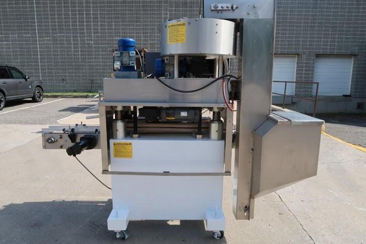 Used Kaps-All A-6 Automatic Screw Capping Machine, 24 In. Bowl Hopper