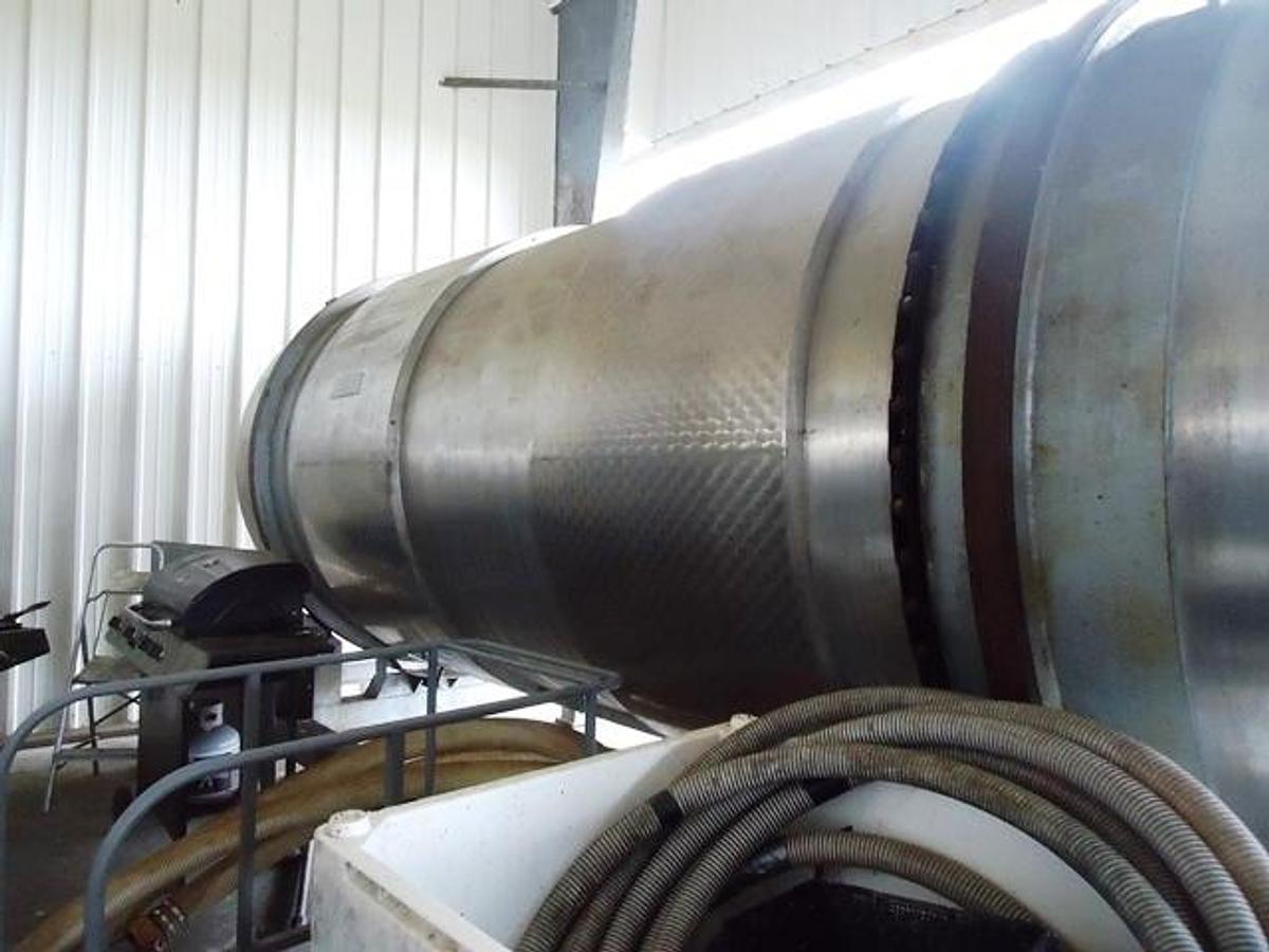 Used Milani 44 In. Diameter Rotary Horizontal Wine Fermenters (2)