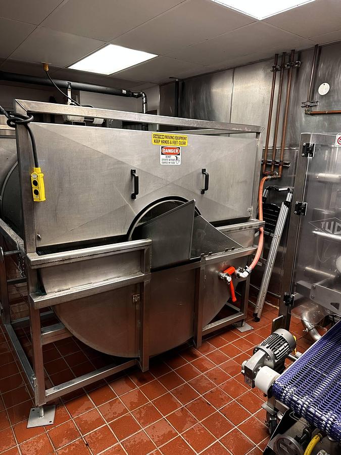 Used Chester Jensen Tumble Chiller, 200 Gallon Capacity