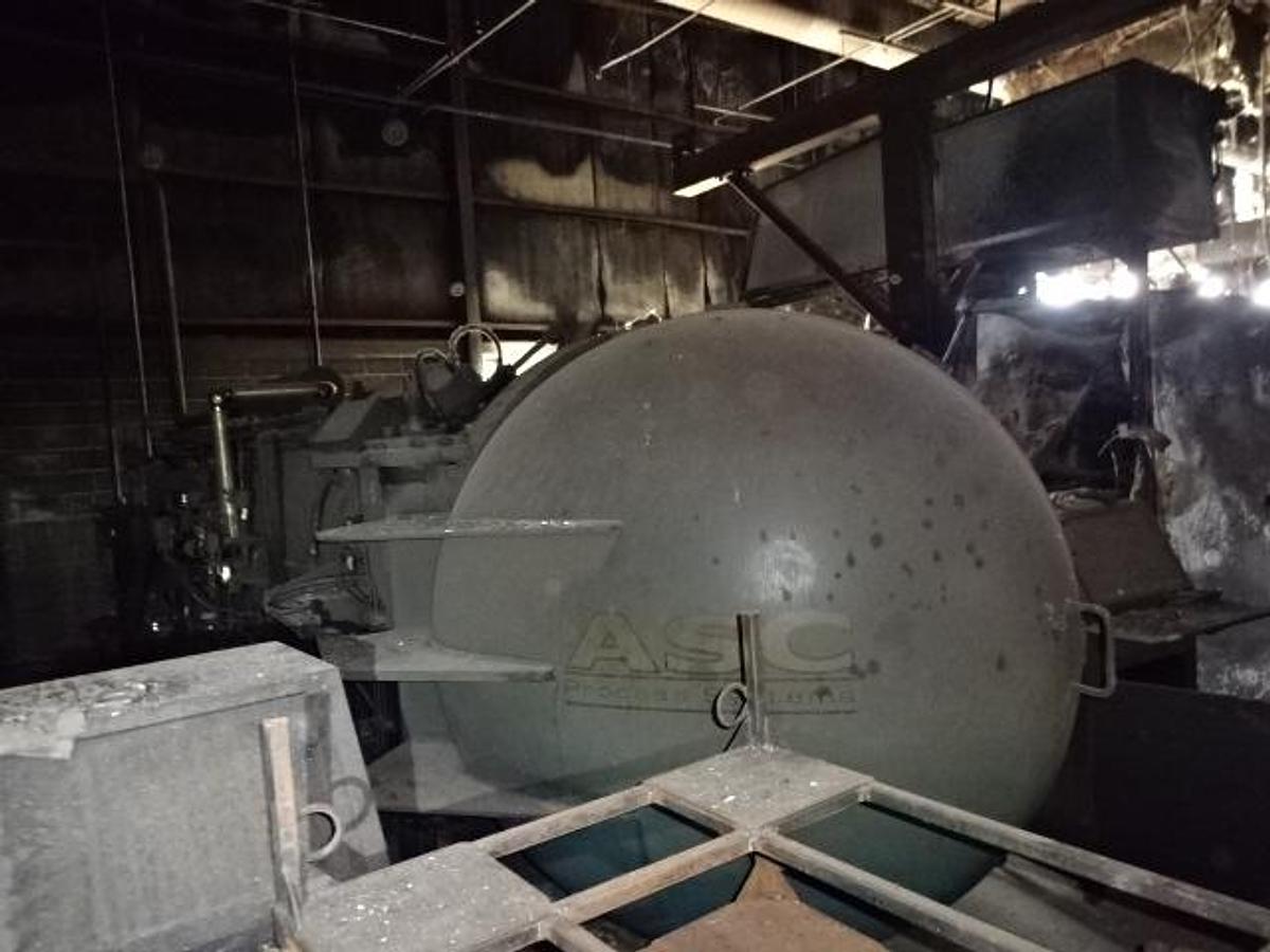 Used ASC 3 Ft. X 6 Ft. Horizontal Autoclave, 200 PSI @ 850 Degrees F.