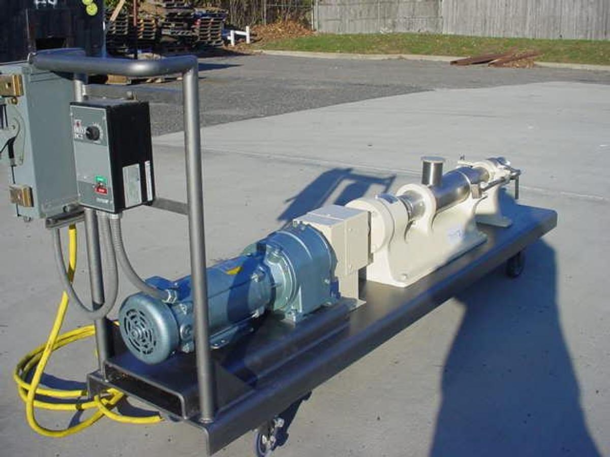 Used MOYNO 3″ X 3″” SANITARY PUMP, Variable Speed