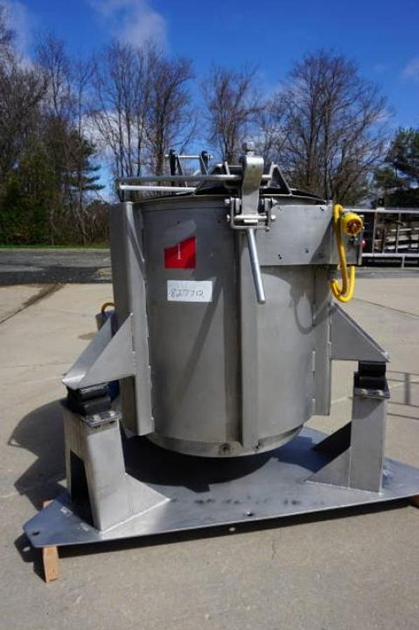 Used Brothers Legrow 200 Lb. SS Centrifugal Vegetable Spin Dryer 5 HP Motor