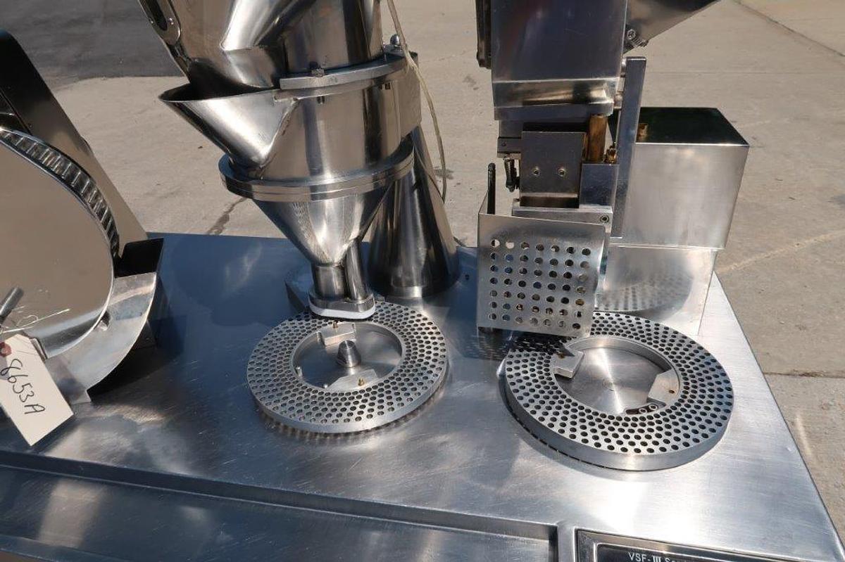 Used Vanguard Semi-Automatic Capsule Filler, 25,000 Capsules/Hour
