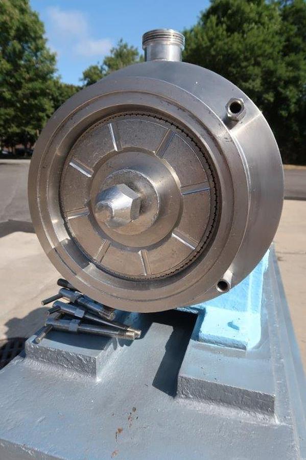 Used Charlotte SD-40 Stainless Steel Horizontal Colloid Mill, Tall Stand
