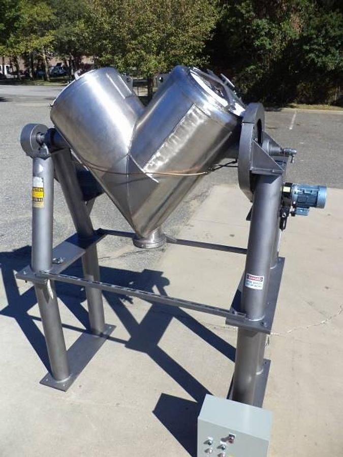 Used 10 Cu.Ft. Patterson Kelley Stainless Steel “Liquid-Solids” “V” Blender