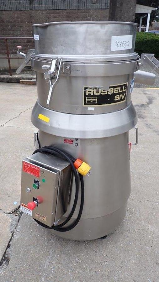 Used Russell Finex Vortisiv, Stainless Steel