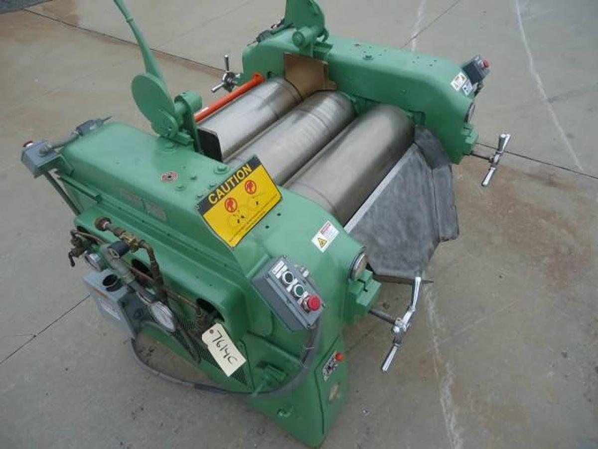 Used Lehmann 13 In. X 32 In . Three Roll Mill, Sight-O-Matic Control