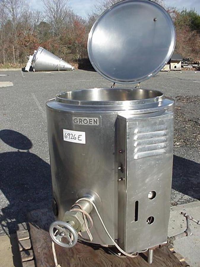 Used Groen 40 Gallon Gas Fired Self-Contained Kettle