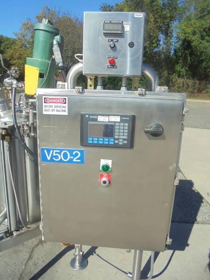 Used 11 Gallon Cherry Burrel 316 Stainless Steel Jacketed Pressurized Kettle/Reactor, Lift Out Agitation