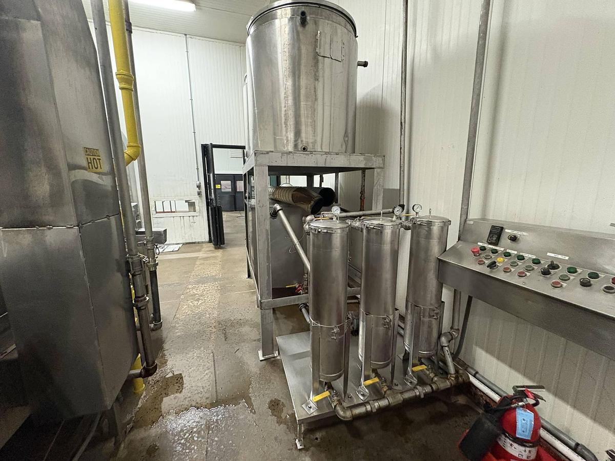 Used Heat & Control 12-24 SS Continuous Gas Fryer