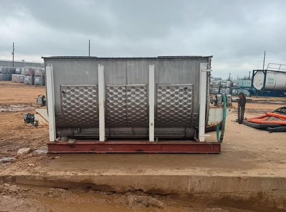 Used 215 Cu. Ft. Perry Products Stainless Jacketed Double Ribbon Blender