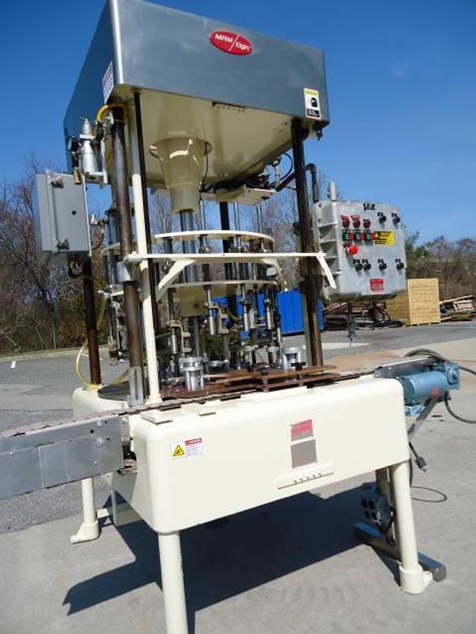 Used Mrm/Elgin 16 Spout Rotary Liquid Filler, Explosion Proof