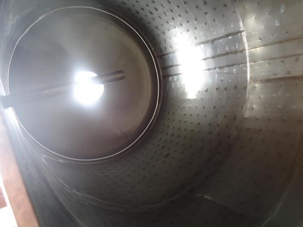 Used 2,700 Gallon Stainless Steel Dimpled Jacketed Closed Vertical Tank