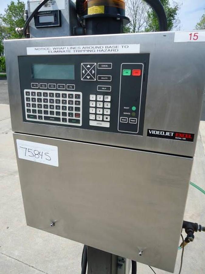 Used VIDEOJET “EXCEL SERIES 100” INK JET CODER, Portable-