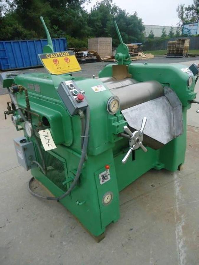 Used Lehmann 13 In. X 32 In . Three Roll Mill, Sight-O-Matic Control