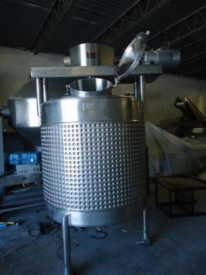 Used 550 Gallon Lee Stainless Double  Motion Mixing Kettle Tank, Jacketed