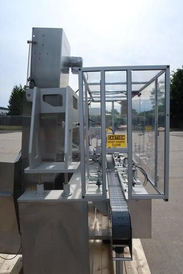 Used Balpack Automatic CEIB Inline Dual Station Chuck Capper