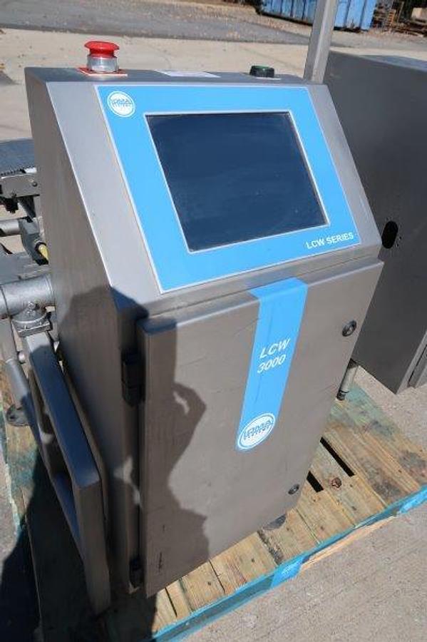 Used Loma LCW 3000 Inline Checkweigher, w/ Reject