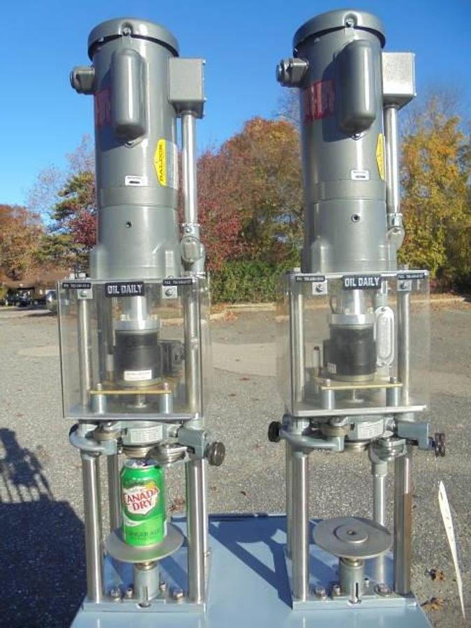 Used Dixie 25D600T-AL Dual Head Can Seamer