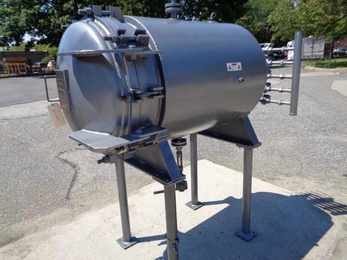 Used Shriver 30 In. Diameter Horizontal Tray Pressure Filter, 316 Stainless Internally