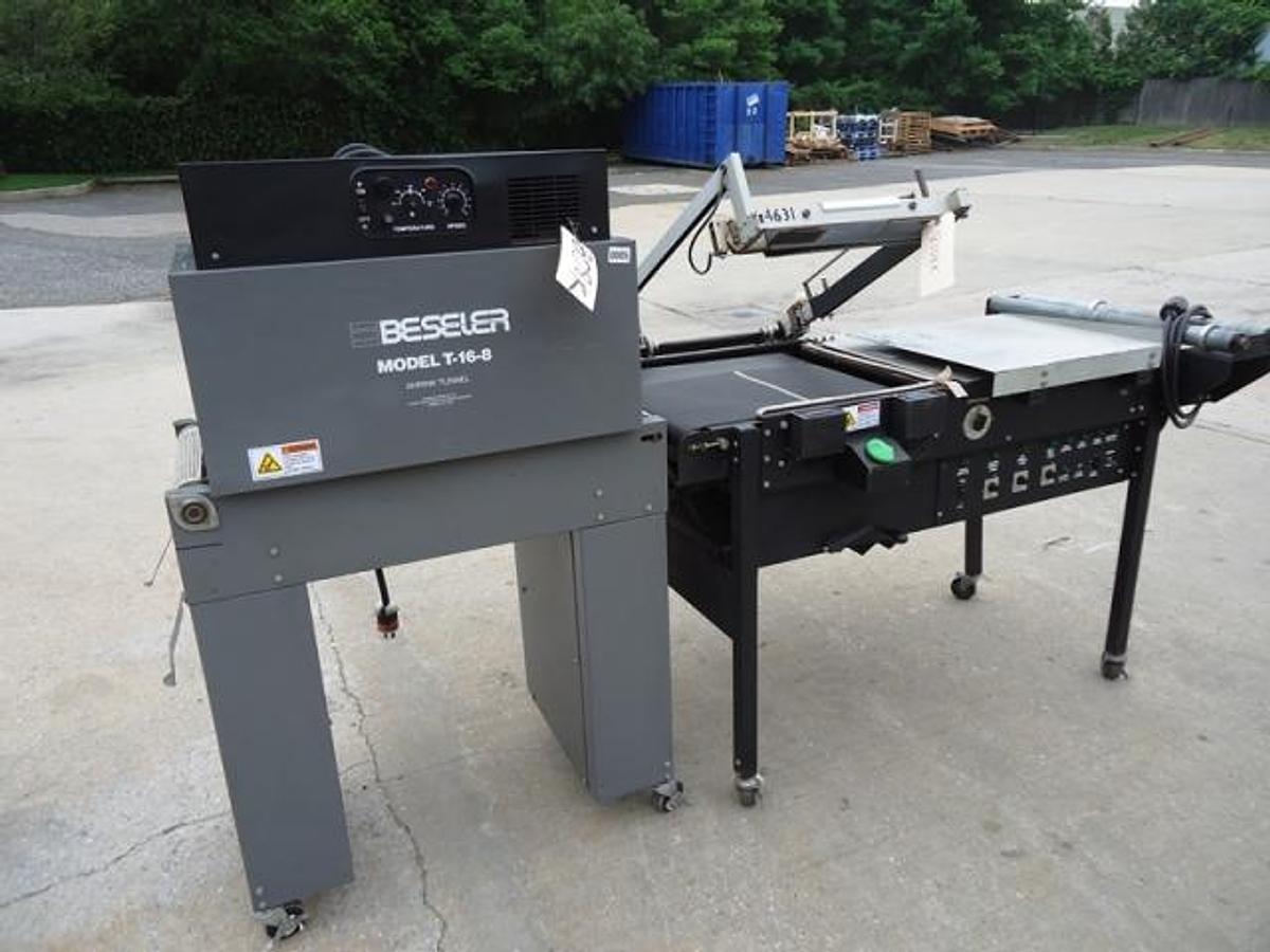 Used Beseler “L” Sealer With Shrink Tunnel, Portable