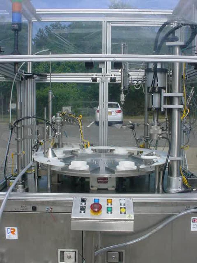 Used Terco Rotary Aerosol Filling System, Stainless Steel
