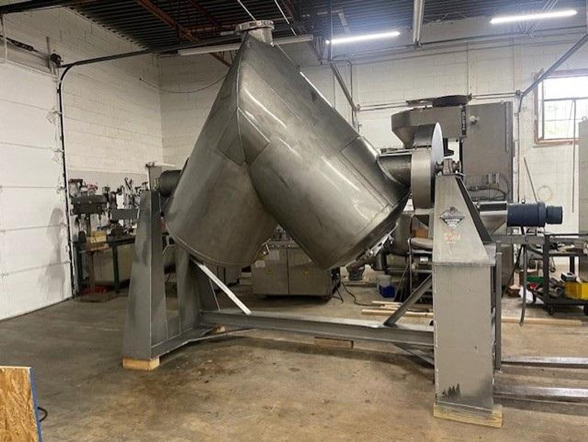Used Patterson Kelly 50 Cu. Ft. SS Twin Shell V Blender