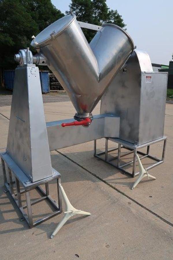 Used 6 Cu. Ft. Apex Stainless V Blender