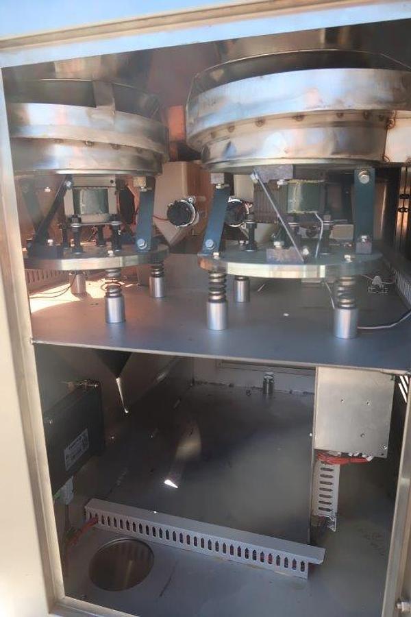 Used Tea Bagging System for Pyramid and Flat Tea Bags, 3,000 Bags/Hour