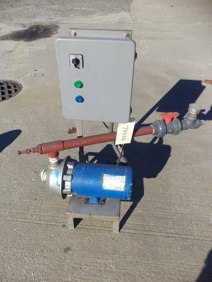 Used Goulds 1-1/4 in. X 1-1/2 in. Water Pump, 5 HP
