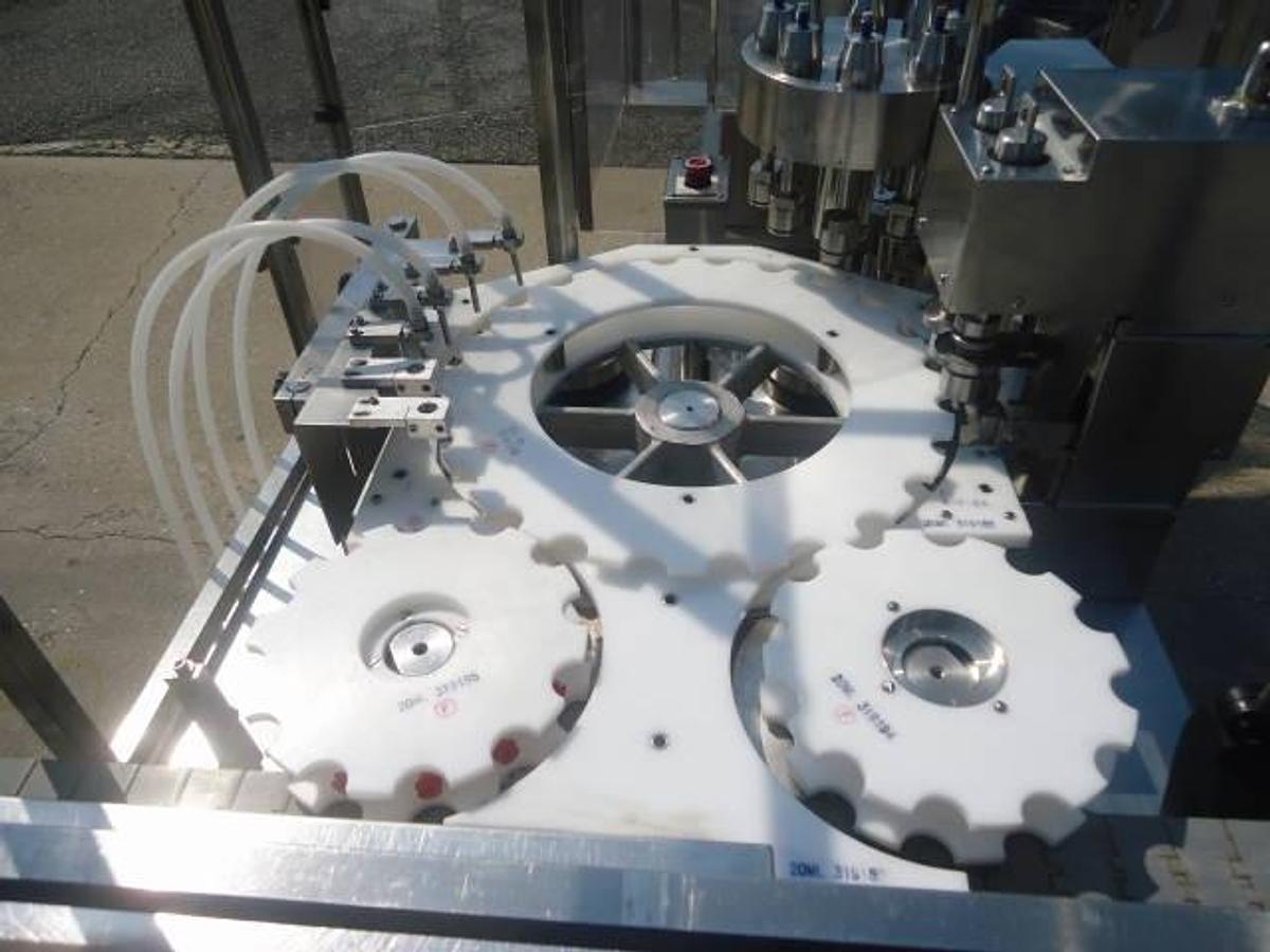 Used Cozzoli Rfpc Mono-Block Filler/Screw Capper