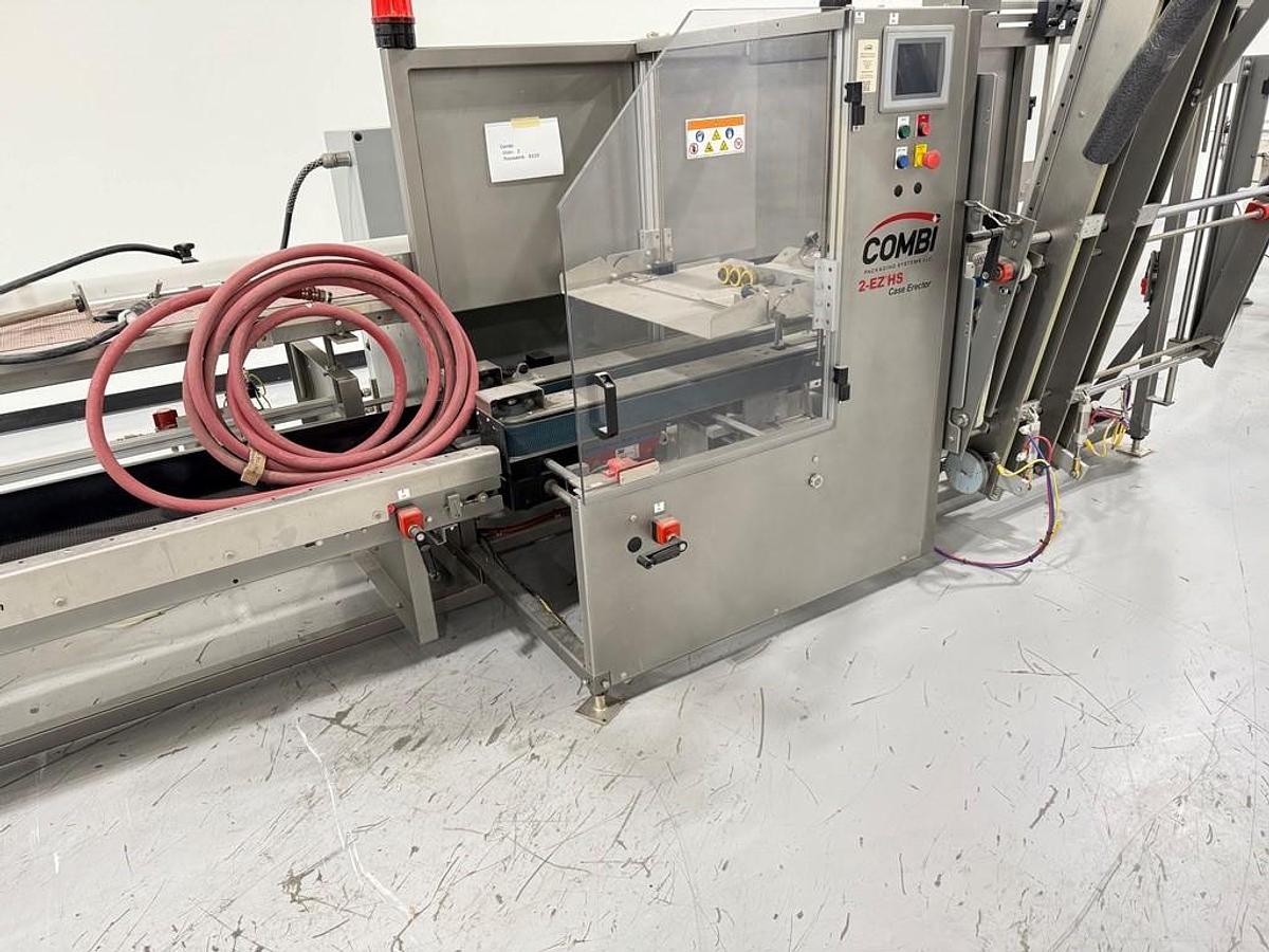 Used Combi Packaging Systems Case Erector and Sealer