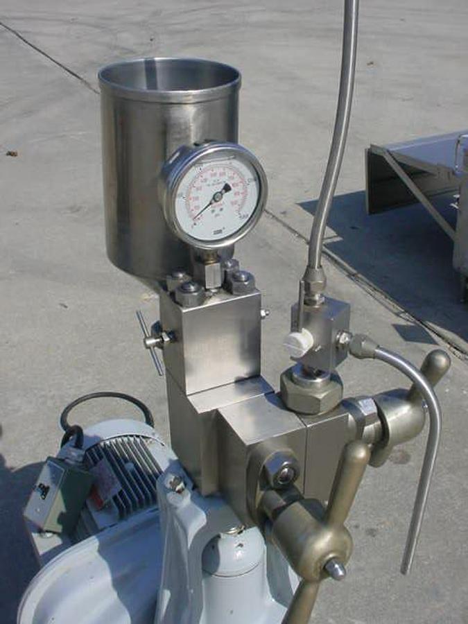 Used Manton Gaulin 15m-8tba Two Stage Lab Homogenizer